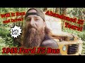 (8th) The video you been waiting for!  We Drive this abandoned 1948 Ford F5 bus out of the forest! 🥳