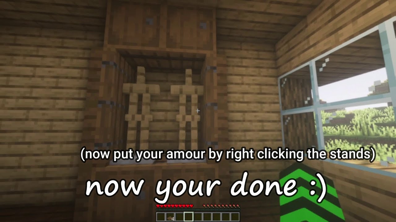 How to make armour closet (minecraft) YouTube