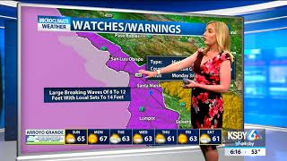 Strong winds, high surf anticipated Sunday