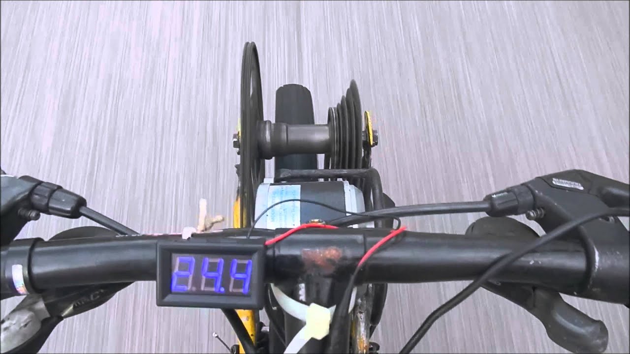 Homemade Electric Bike using scooter motor v1.1 YouTube