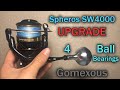 Shimano Spheros 4K UPGRADING | Bearing and Gomexus