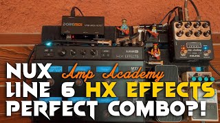 NUX Amp Academy X Line 6 HX Effects via DoreMIDI USB Midi Host