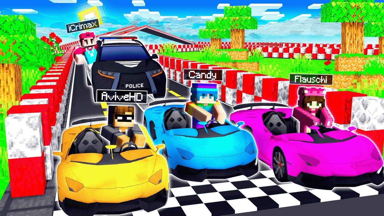 Ich STOPPE ein ILLEGALES RENNEN in MINECRAFT!