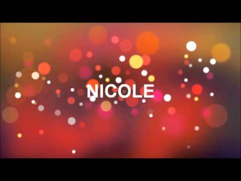 Joyeux Anniversaire Nicole Youtube Joyeux Anniversaire Nicole Youtube