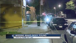 Missing man's body found