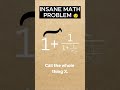 The Answer is Amazing! Can You Solve This Infinite Continued Fraction?