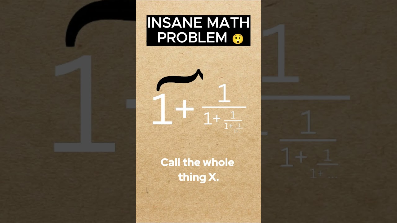 The Answer is Amazing! Can You Solve This Infinite Continued Fraction?