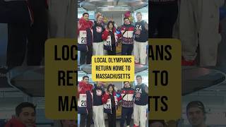 Local Olympians return home to Boston, Massachusetts