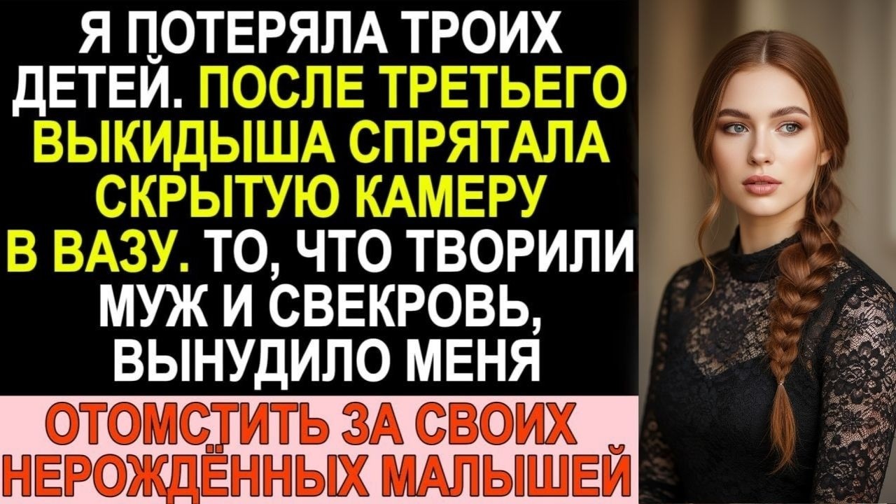 После третьего выкидыша я спрятала камеру в вазу. Увиденное заставило меня действовать...
