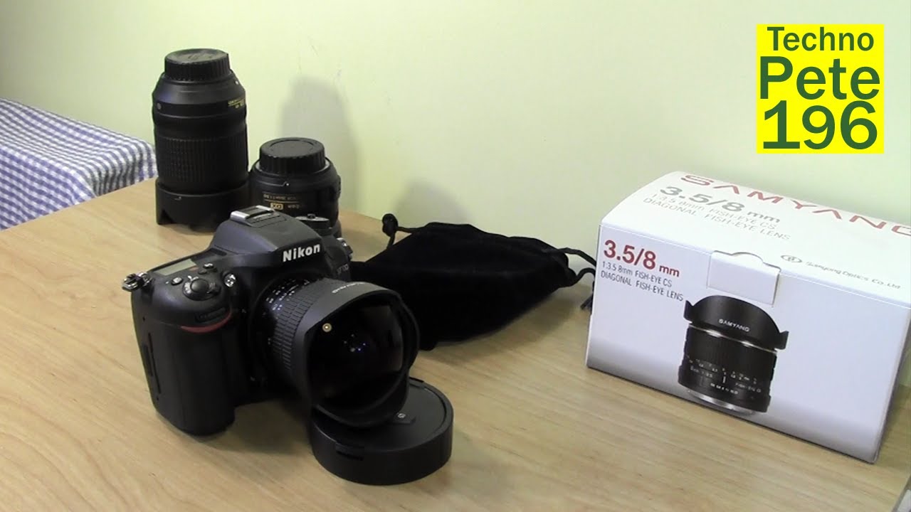 Samyang 8mm F/3.5 Fisheye Lens Review w Sample Pictures - YouTube