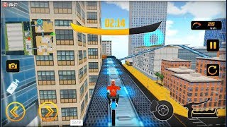 Bike Stunt Extreme Roof Drive - Impossible Motorbike Games - Android Gameplay FHD screenshot 1