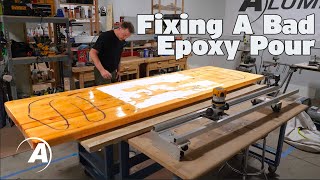 How To Fix A Failed Epoxy Pour | Alumilite