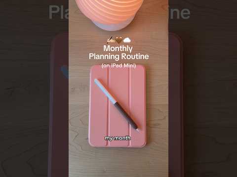 iPad Mini Plans ☁️🤎🌷✍🏼