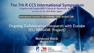 Ongoing Collaborative Research with Europe (EU HANAMI Project)”