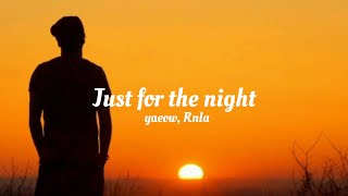 yaeow - Just For The Night (Lyrics Video)