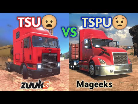 🚚Best Comparison Between Truck Simulator Ultimate with Truck Simulator Pro Usa 🏕 | Truck Gameplay