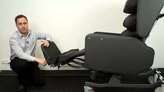 How to lower the Configura Advance Legrest