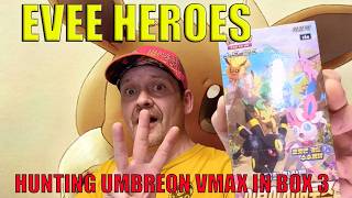 Ripping my 3rd Evee Heroes Booster Box Hunting For the Moonbreon