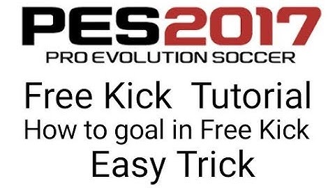 Pro Evolution Soccer 17 (PES17) FreeKick Tutorial (Easy Trick) by Gaming Master