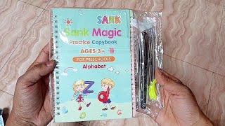 PULSBERY Magic book-Sank magic book-Magic book for kids-Original Sank Magic  Book-Kids Learning Book-Magic Practice Copybook-Magic Calligraphy Copybook  Magic Sank Learning Practice Books Set