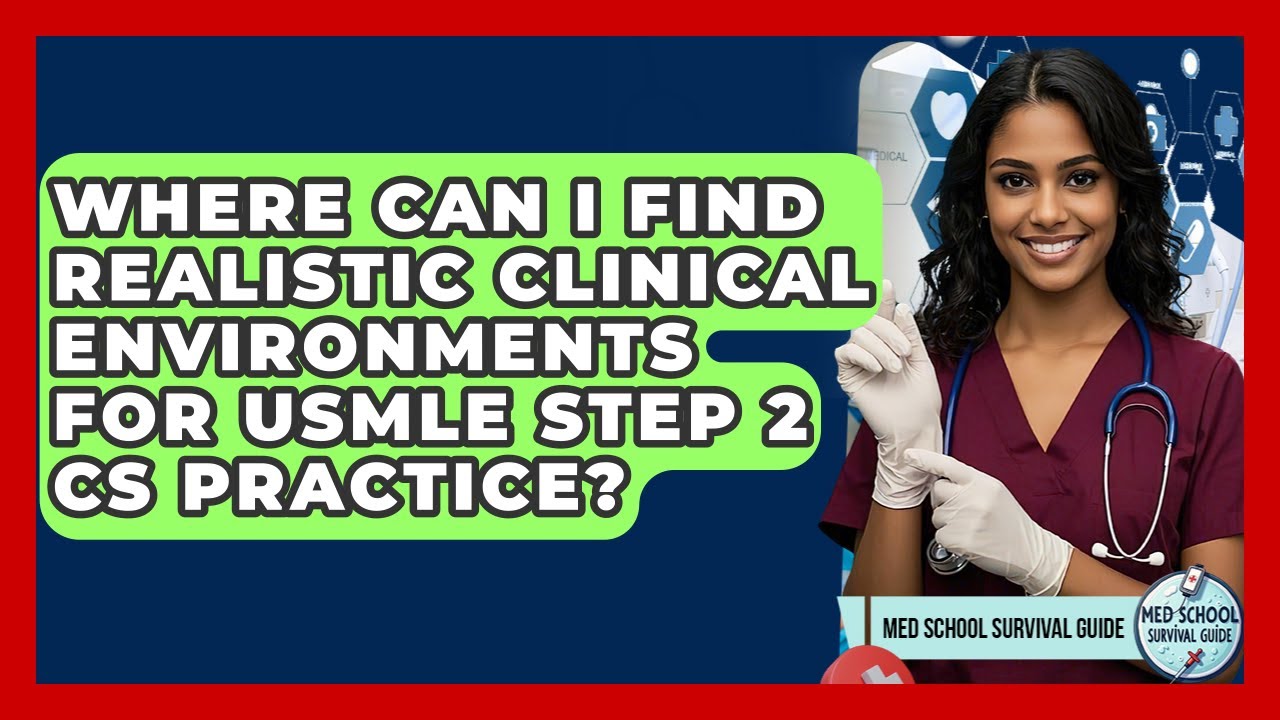 Where Can I Find Realistic Clinical Environments For USMLE Step 2 CS Practice?
