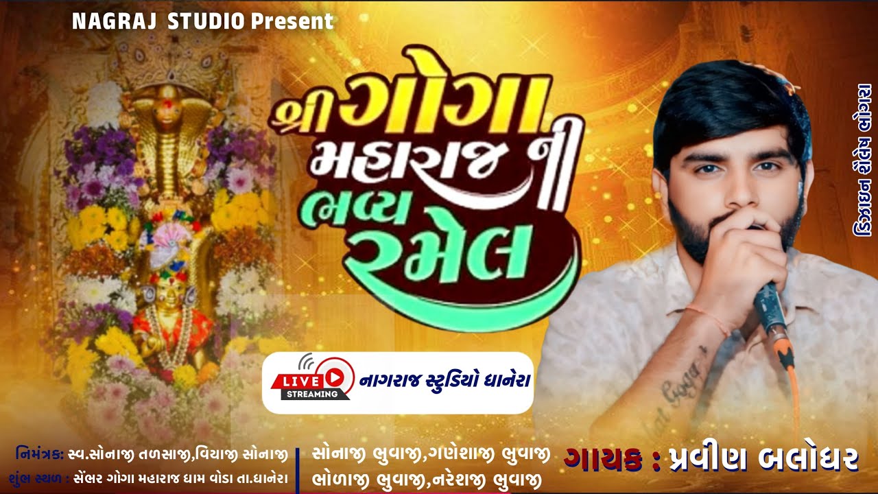 ગોગા મહારાજ ની રમેલ || Live Ramel || વોડા || NAGRAJ Studio