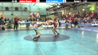 FILA Cadet 54 KG Joshua Kramer vs. Trent Lashuay