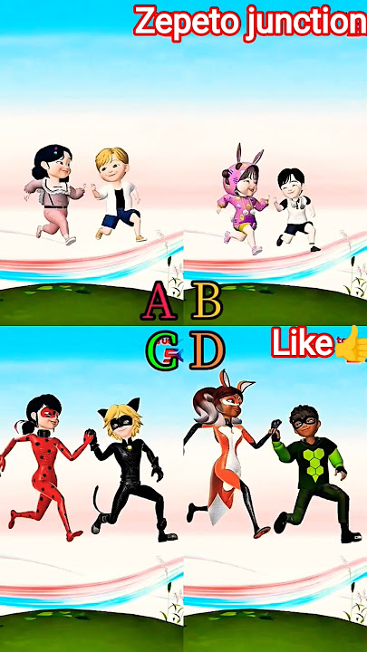 Who's Your Favourite ? 🐸 🦘 #miraculousladybug #ladybug #jump #funny #trending #fyp #zepeto #shorts