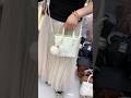 White Mini Tote Crossbody Bag #bag #fashion #shortsfeed