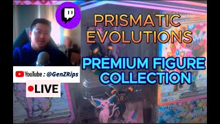 PRISMATIC EVOLUTIONS PREMIUM FIGURE COLLECTION BOX OPENING REVIEW + face reveal? 👀