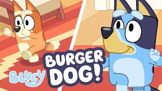 dance burger dog bluey bingo minisode more moments bluey