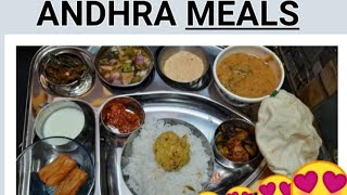 Andhra Meals Andhra Thali Andhra Pradesh Historyandhra Recipes At Home