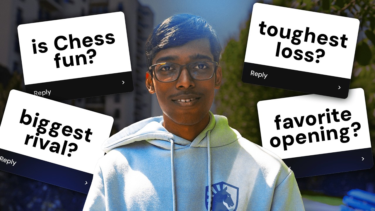 India’s No. 1 Chess Player at 19?!  |  Liquid Praggnanandhaa Q&A