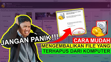CARA MENGEMBALIKAN FILE YANG TERHAPUS PERMANEN DENGAN RECUVA - RECUVA TUTORIAL