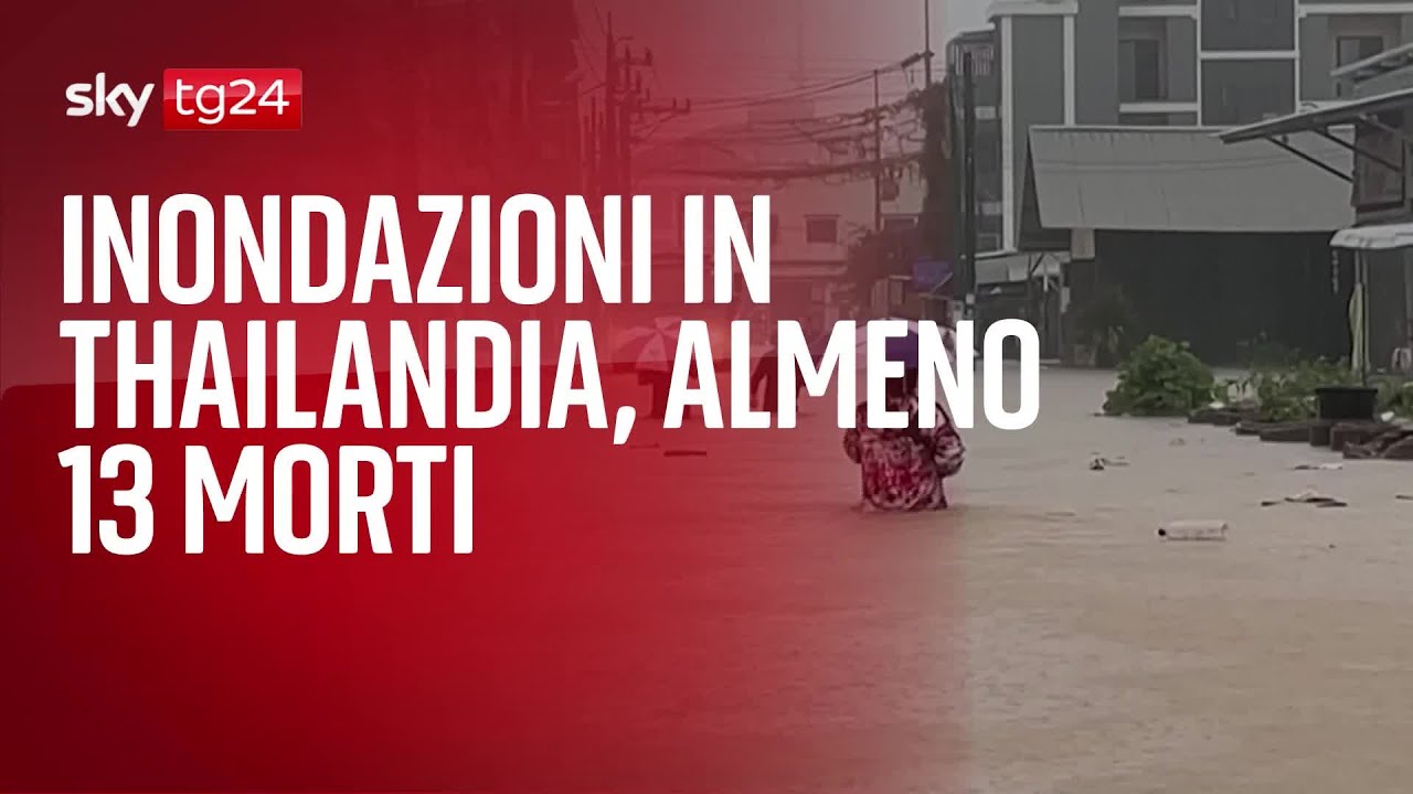 Inondazioni in Thailandia, almeno 13 morti - YouTube