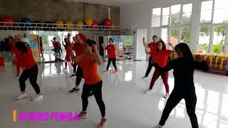 AEROBIC PEMULA SANGAT MUDAH CHOREO BY LULU FORTUNA (20220115) ||STEPROBIC ||CADIOINTENSEDRUMMING