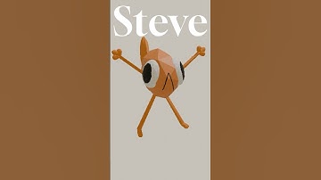 Le poisson STEVE! He’s not just a fish with legs and arms,he’s a legend!#blender #steve #meme #fish