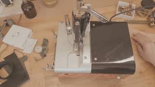 Nippy Leather Skiver thin skive setup