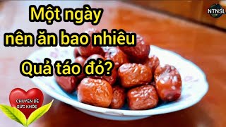 Sức khỏe: Một ngày nên ăn bao nhiêu quả táo đỏ? NTN SL