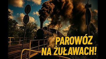 Parowóz Px48-1752 na Żuławach | Most obrotowy 1906 i przejazd przez Tugę