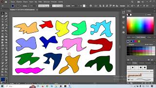 Adobe Illustrator Şekillerinde Renk Ayarlamaları