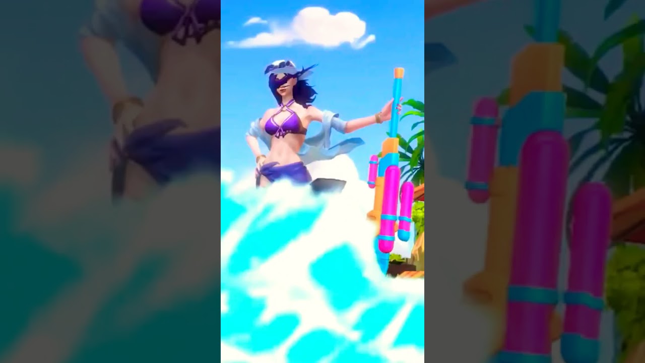 pool party caitlyn, Mundo, Ziggs, and graves skin | 