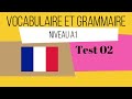 Vocabulaire / Grammaire FrançaiseA1Test 2 - 20 points Mp3 Song