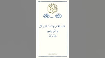 سورة القلم | (عَسَى رَبُّنَا أَن يُبْدِلَنَا خَيْرًا مِّنْهَا إِنَّا إِلَى) | القارئ: عمر الدريويز.