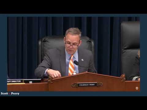 Congressman Perry Grills FEMA on Justification of Funding Allocation