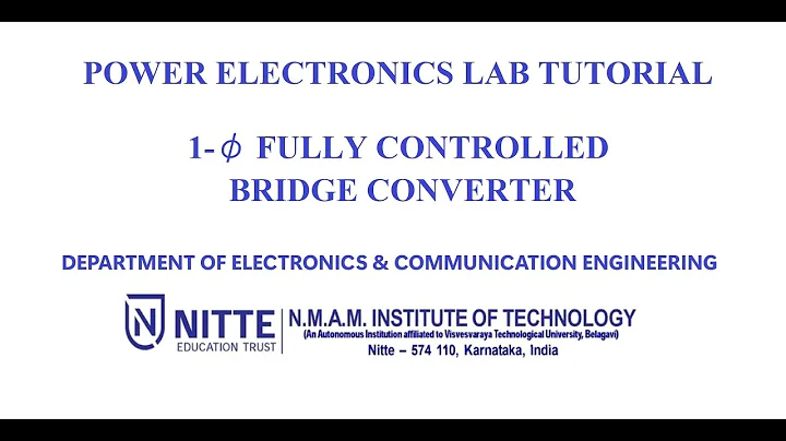 Power Electronics Lab Tutorial - Bridge Rectifier Experiment
