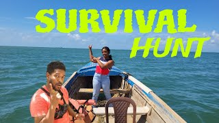 SURVIVING HARSH CONDITIONS WITH MY WIFE AT SEA #jamaica #adventure#fishing