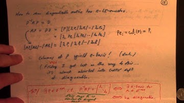 Linear Algebra: E.M.L. 3, diagonalizable transformations, simultaneous diagonalization