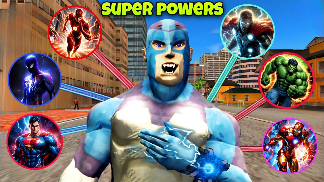 Rope Hero Free AVENGERS Super Power In Rope Hero Vice Town | Rope Hero ...