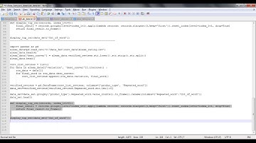 WORD COUNT USING ALEXA DATA USING PYTHON PANDAS